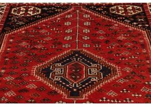 Tappeto Shiraz Stilizzato Rosso Blu Scuro 152x245 Cm