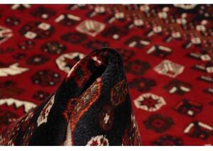 Tappeto Shiraz Stilizzato Rosso Blu Scuro 162x252 Cm