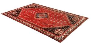 Tappeto Shiraz Stilizzato Rosso Blu Scuro 152x245 Cm