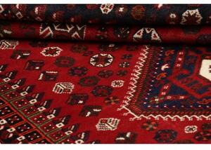 Tappeto Shiraz Stilizzato Rosso Blu Scuro 162x252 Cm