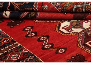 Tappeto Shiraz Stilizzato Rosso Blu 170x253 Cm