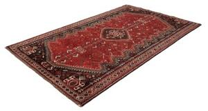Tappeto Shiraz Geometrico Rosso Scuro Nero 163x268 Cm