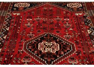 Tappeto Shiraz Stilizzato Rosso Blu Scuro 160x267 Cm