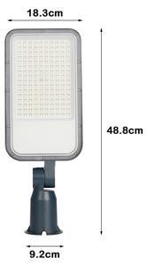 Brilagi -LED Lampione stradale da esterno con snodo. URBANLIGHT LED/100W/230V antracite IP65