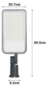 Brilagi - LED lampione stradale da esterno con snodo. URBANLIGHT LED/200W/230V antracite IP65