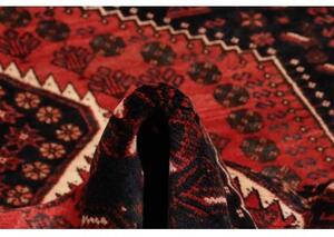 Tappeto Shiraz Stilizzato Rosso Blu Scuro 170x247 Cm