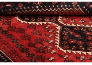 Tappeto Shiraz Stilizzato Rosso Blu Scuro 170x247 Cm