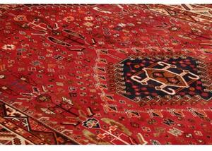Tappeto Shiraz Stilizzato Rosso Blu Scuro 172x280 Cm