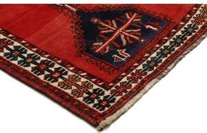 Tappeto Shiraz Geometrico Rosso Blu Scuro 165x252 Cm