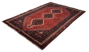Tappeto Shiraz Stilizzato Rosso Blu Scuro 170x247 Cm