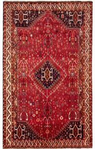 Tappeto Shiraz Stilizzato Rosso Blu Scuro 172x280 Cm