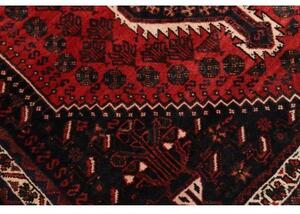 Tappeto Shiraz Stilizzato Rosso Blu Scuro 170x247 Cm