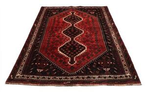 Tappeto Shiraz Stilizzato Rosso Blu Scuro 170x247 Cm