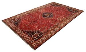 Tappeto Shiraz Stilizzato Rosso Blu Scuro 172x280 Cm