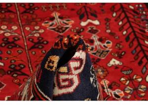 Tappeto Shiraz Stilizzato Rosso Blu Scuro 160x267 Cm