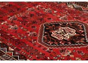 Tappeto Shiraz Stilizzato Rosso Blu Scuro 160x267 Cm