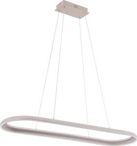 Lampadario LED a cavo CASHMERE LED/80W/230V 30x100 cm beige