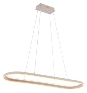 Lampadario LED a cavo CASHMERE LED/80W/230V 30x100 cm beige