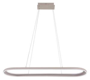 Lampadario LED a cavo CASHMERE LED/80W/230V 30x100 cm beige