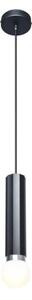 ITALUX PND-33849-1-BK - Lampada a sospensione con cavo MACERA 1xE27/40W/230V nero