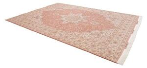 Tappeto Tabriz 50 Raj Stilizzato Rosa Antico Avorio 248x350 Cm