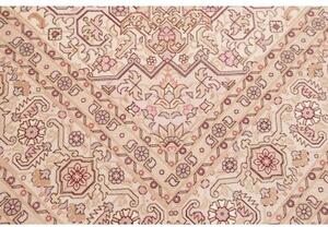 Tappeto Tabriz 50 Raj Stilizzato Rosa Antico Avorio 248x350 Cm