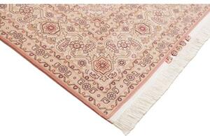 Tappeto Tabriz 50 Raj Stilizzato Rosa Antico Avorio 248x350 Cm