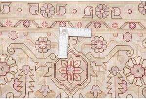 Tappeto Tabriz 50 Raj Stilizzato Rosa Antico Avorio 248x350 Cm