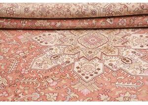 Tappeto Tabriz 50 Raj Stilizzato Rosa Antico Avorio 248x350 Cm