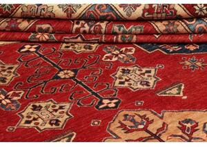 Tappeto Kazak Fine Stilizzato Rosso Beige 293x398 Cm