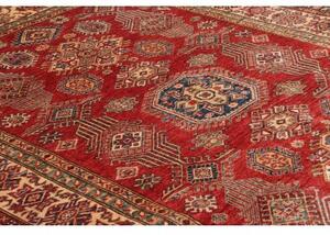 Tappeto Kazak Fine Geometrico Rosso Beige 182x253 Cm