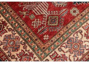 Tappeto Kazak Fine Geometrico Rosso Beige 182x253 Cm