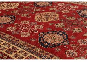 Tappeto Kazak Fine Stilizzato Rosso Beige 293x398 Cm