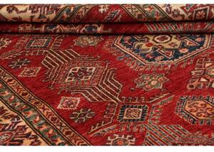 Tappeto Kazak Fine Geometrico Rosso Beige 182x253 Cm