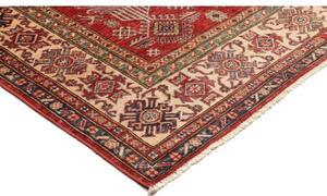 Tappeto Kazak Fine Geometrico Rosso Beige 182x253 Cm