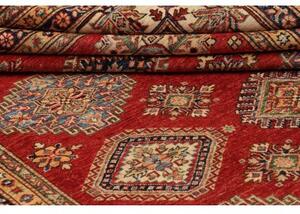 Tappeto Kazak Fine Stilizzato Rosso Avorio 200x296 Cm