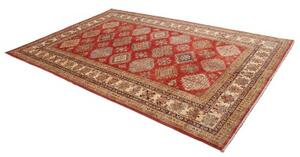 Tappeto Kazak Fine Stilizzato Rosso Avorio 200x296 Cm