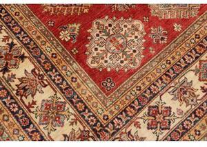 Tappeto Kazak Fine Stilizzato Rosso Avorio 200x296 Cm