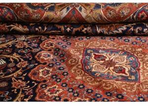Tappeto Kashamr Zirkhaki Medaglione Floreale Blu Scuro Ruggine 300x389 Cm
