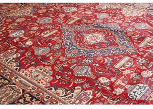 Tappeto Kashamr Zirkhaki Medaglione Floreale Rosso Blu 293x392 Cm