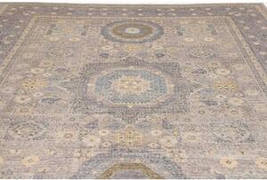 Tappeto Kairo Stilizzato Grigio Lavanda Beige 275x368 Cm