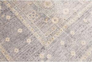 Tappeto Kairo Stilizzato Grigio Lavanda Beige 275x368 Cm