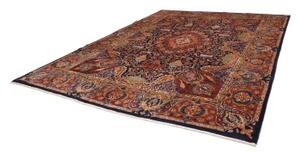 Tappeto Kashamr Zirkhaki Medaglione Floreale Blu Scuro Ruggine 300x389 Cm