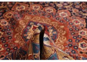 Tappeto Kashamr Zirkhaki Medaglione Floreale Blu Scuro Ruggine 300x389 Cm