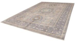 Tappeto Kairo Stilizzato Grigio Lavanda Beige 275x368 Cm