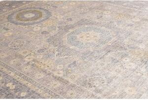Tappeto Kairo Stilizzato Grigio Lavanda Beige 275x368 Cm