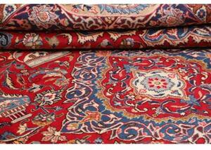Tappeto Kashamr Zirkhaki Medaglione Floreale Rosso Blu 293x392 Cm