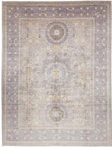 Tappeto Kairo Stilizzato Grigio Lavanda Beige 275x368 Cm