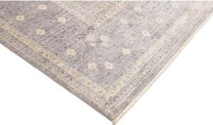 Tappeto Kairo Stilizzato Grigio Lavanda Beige 275x368 Cm