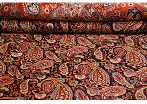 Tappeto Kashamr Zirkhaki Stilizzato Rosso Blu Scuro 295x380 Cm